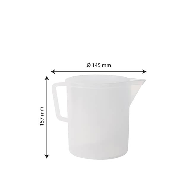 2LT Transparent graduated pitcher
