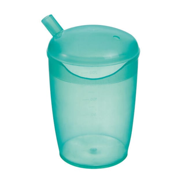 2in1 patient drinking cup with nose cuto