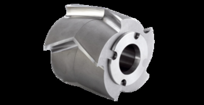 Rotor mit V-Schneiden und Gegenmesser au
