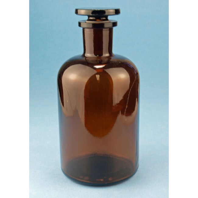 Karl Hecht Flasche, Enghals, mit Glassto