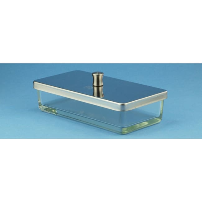 Karl Hecht Instrumententablett aus Glas,