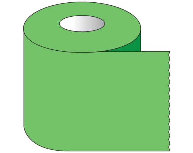 Shamrock Farbcodiertes Etikettenklebeban