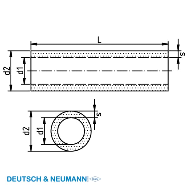 Deutsch Neumann Silicone Tubing, Innendu