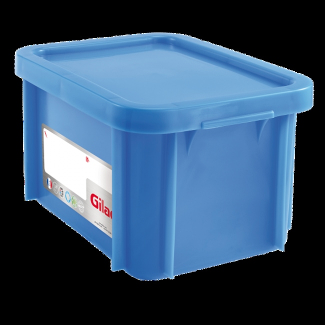 15 l rectangular container + blue haccp