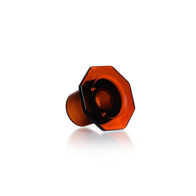 DURAN Glass flat-head stopper, octagonal