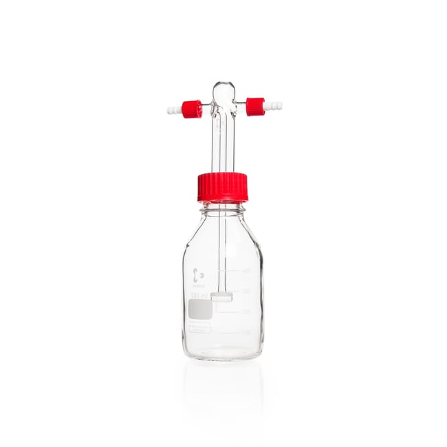 Gaswaschflasche 500 ml, mit Aufsatz und