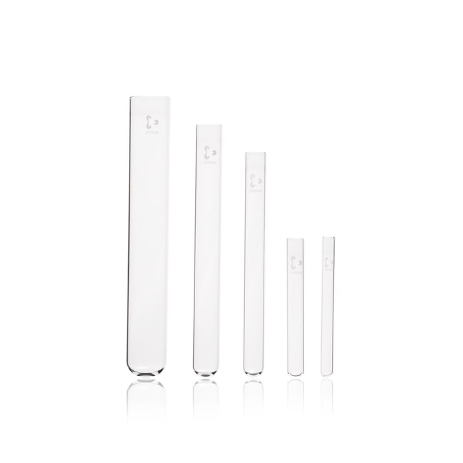 X100 DURAN test tube out beaded rim, 16x