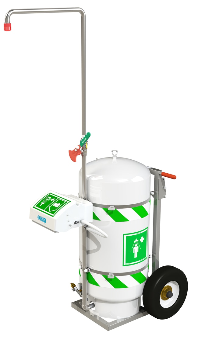 G Unheated Mobile Safety Shower with Eye