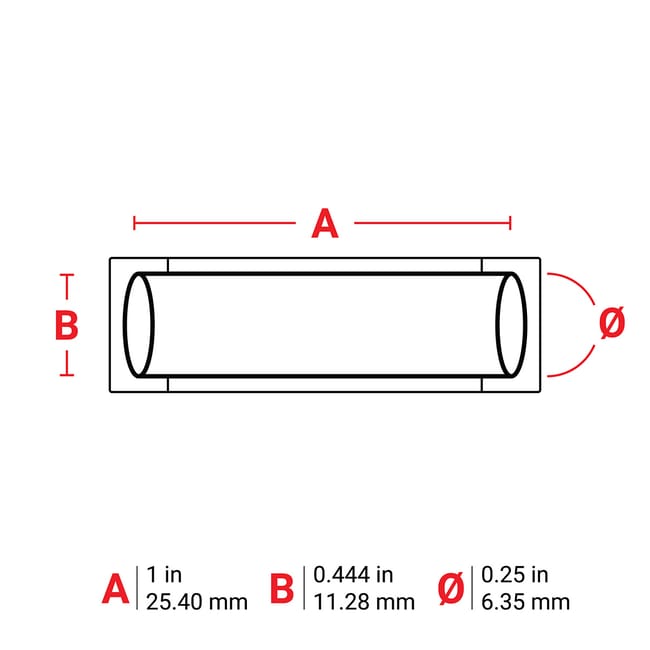 100ROLL Sleeve Polyolefin 25.40 mmx11.28