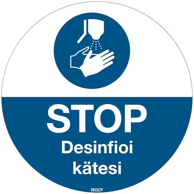 Floor Sign Polyester Finnish M/M061/FI19