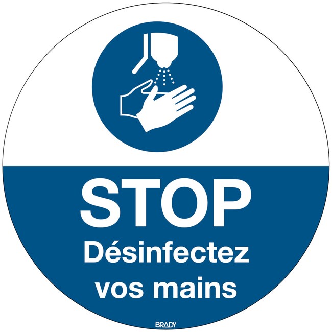 Floor Sign Polyester French M/M061/FR807