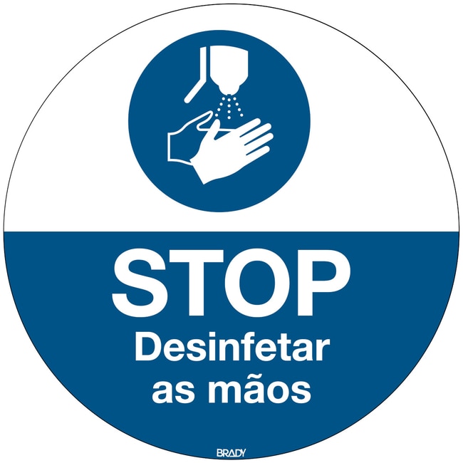 Floor Sign Polyester Portuguese M/M061/P