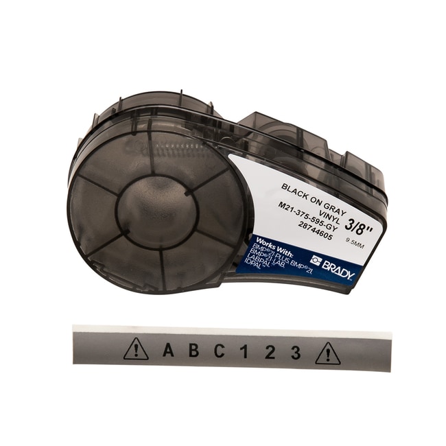 BMP21 Cartridge B595 Black on Grey