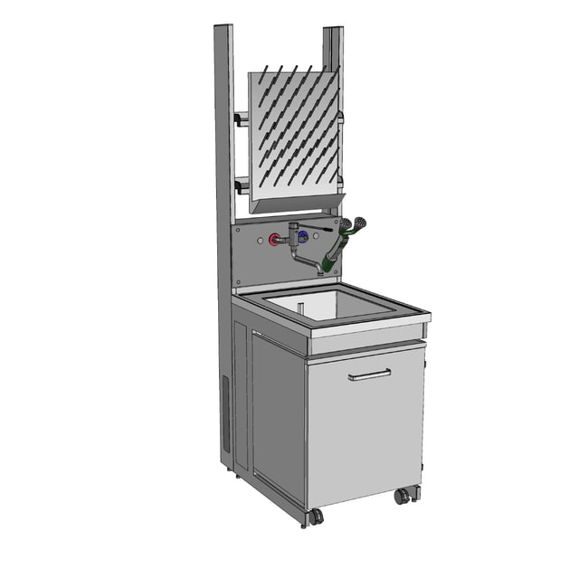 BICASA MECC Series Wall Bench with Sink,