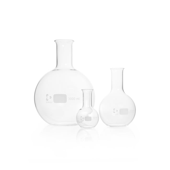 Stehkolben 10000 ml, enghals, mit Bördel