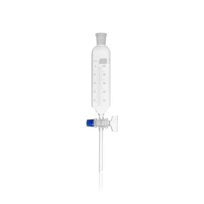 Tropftrichter zylindrisch, mit Teilung 1