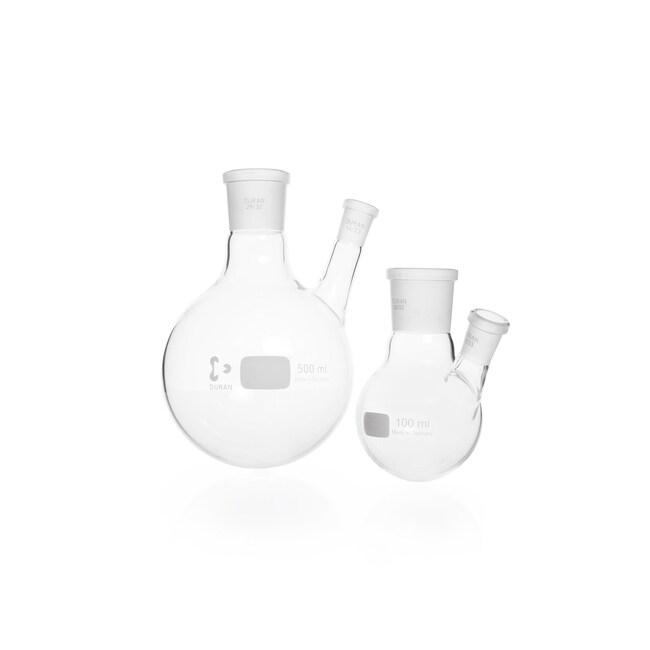 Zweihals-Rundkolben 100 ml, mit NS24/29,