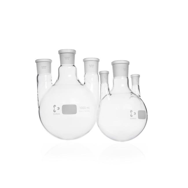 Dreihals-Rundkolben 1000 ml, mit NS24/29