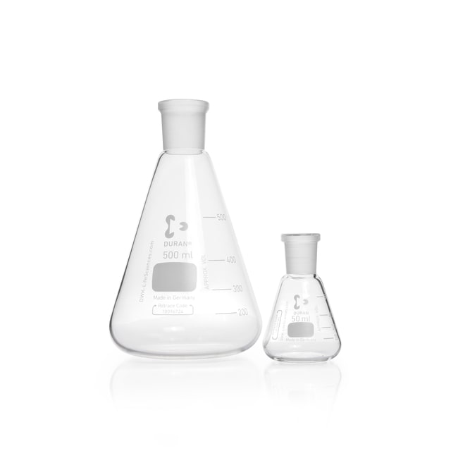 X10 DURAN Erlenmeyer flask, NS 24/29, 50
