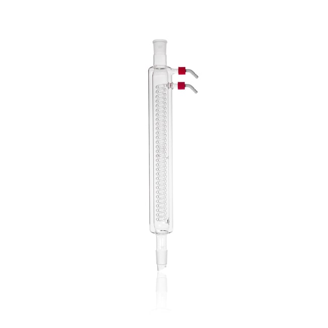 DURAN Jacketed coil condenser, w/2 screw