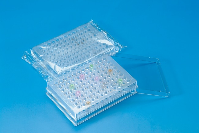 Mikrotitrationsplatten, 96 well, PS, V-F