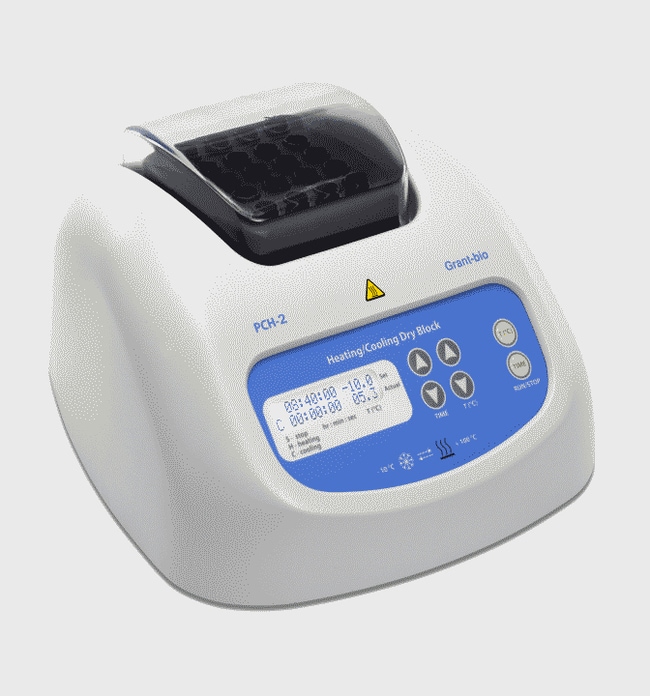 Dry-block heater/cooler for 20 x 0.5ml p