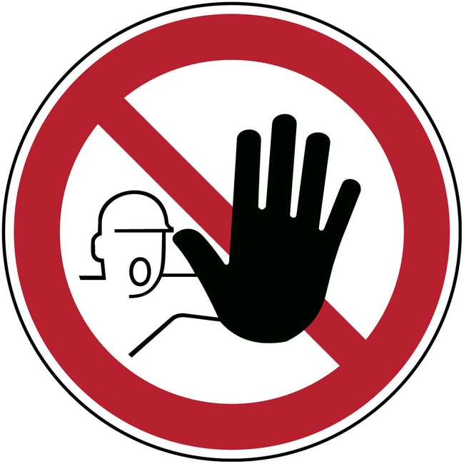 Brady Safety Sign without Text - No Acce