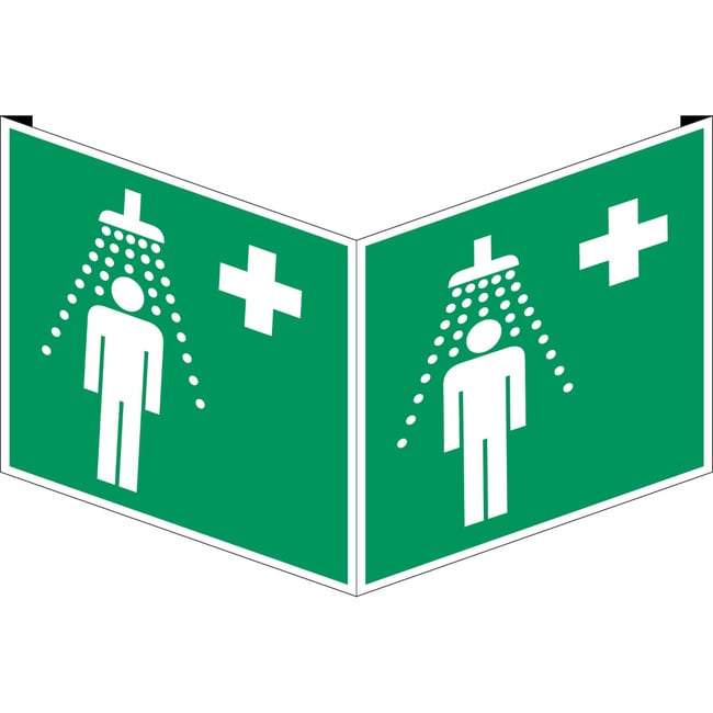 Brady PVC First Aid Flags and Angle Plat
