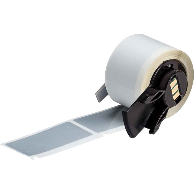 100ROLL Label 50.80 mm x 25.40 mm Silver