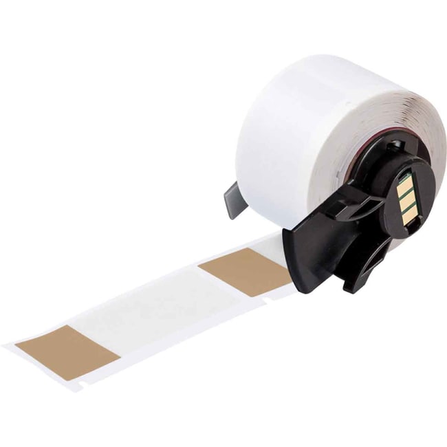 100ROLL Label 63.50 mm x 25.40 mm Brown