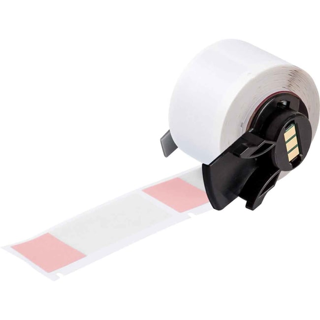 100ROLL Label 63.50 mm x 25.40 mm Red Tr