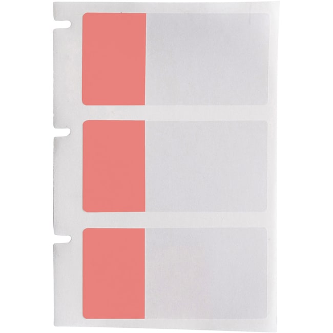 250ROLL Label 38.10 mm x 19.05 mm Red Tr
