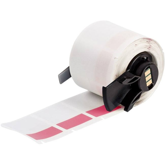 250ROLL Label 38.10 mm x 25.40 mm Red Tr