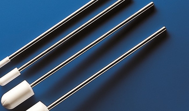 PTFE-Pistill, mit Edelstahl Schaft, für