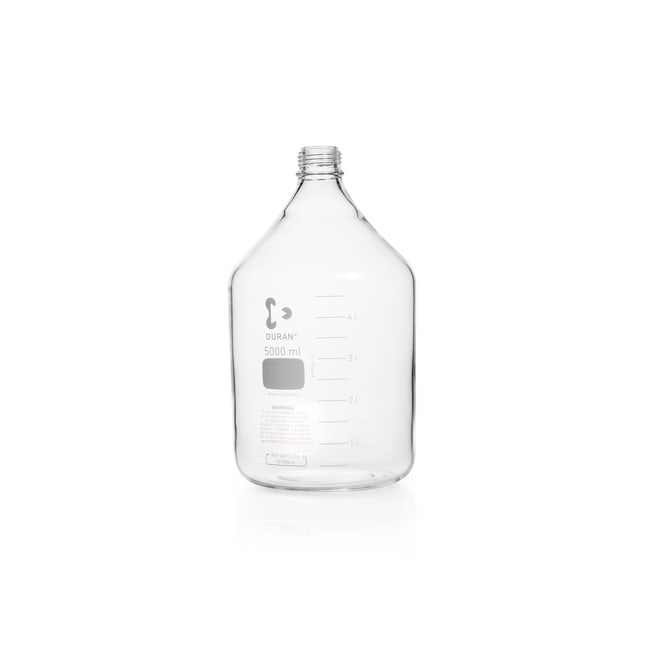 Laborflasche 5000 ml ohne Kappe und Ausg