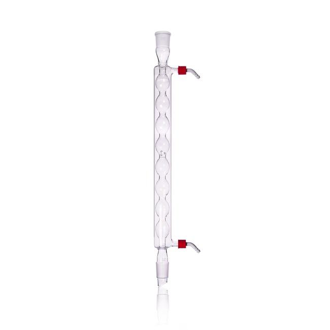 DURAN Allihn condenser,with2 screw-on pl