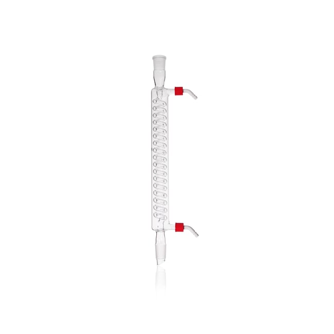 DURAN Coil distillate condenser, w/2 scr