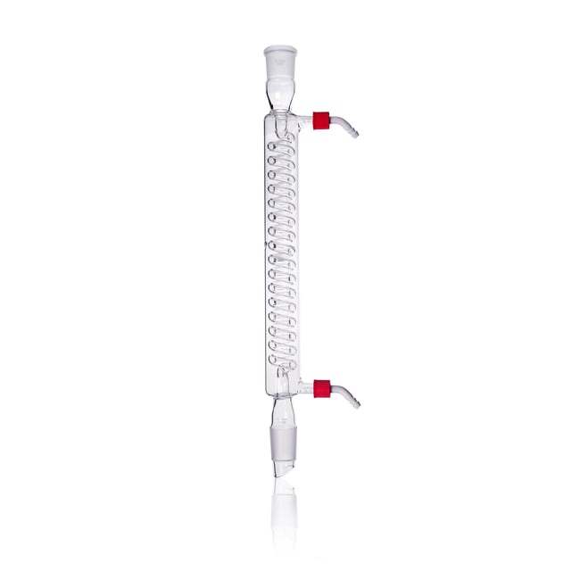 DURAN Coil distillate condenser, w/2 scr