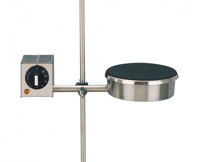Hotplate for support rod, 85mm D, 450W,