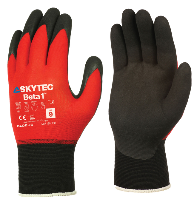 10PR Skytec Beta 1 Safety Glove L