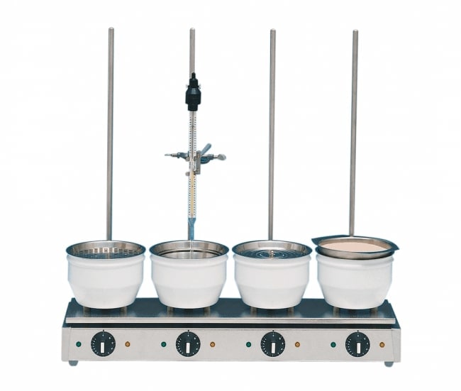 Series heating bath, 4 units, 1L, 2000W,