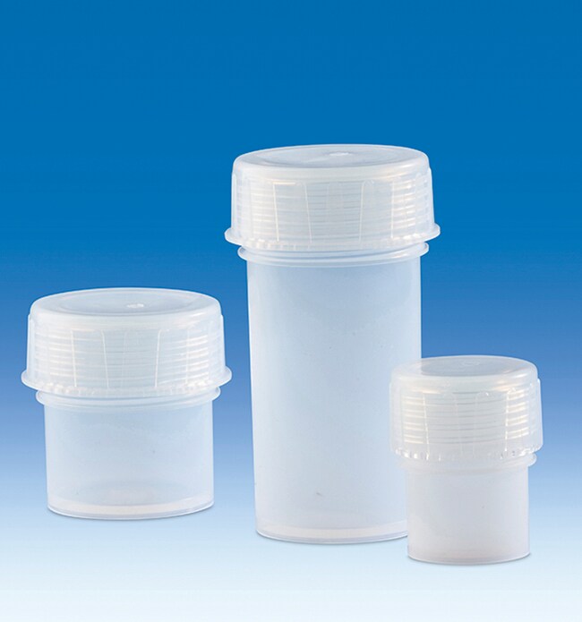 Probendose, PFA, 90ml, H=62mm, D=54mm, m