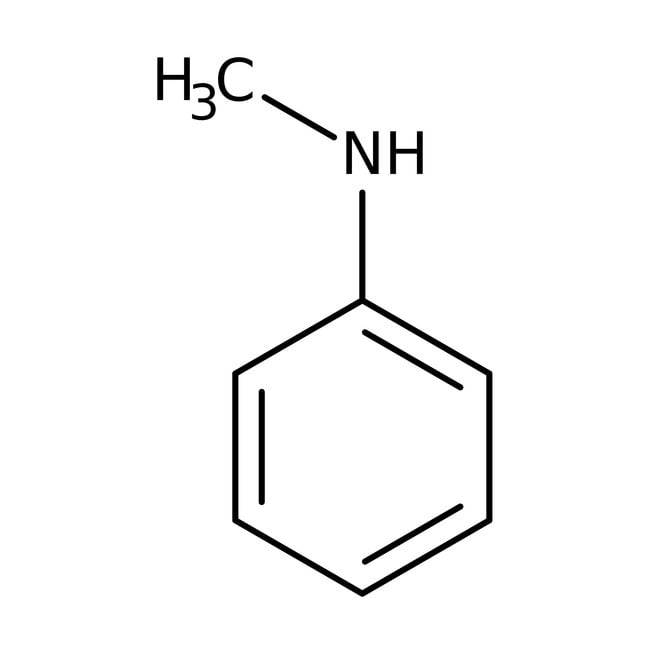 N-Methylaniline, 99%, C7H9N, CAS Number-