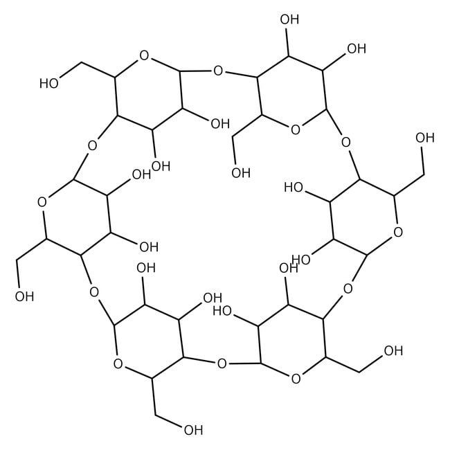 alpha-Cyclodextrin, >-97%, C36H60O30, CA