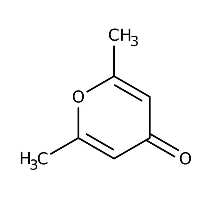 2,6-Dimethyl-4-pyrone, 99%, C7H8O2, CAS