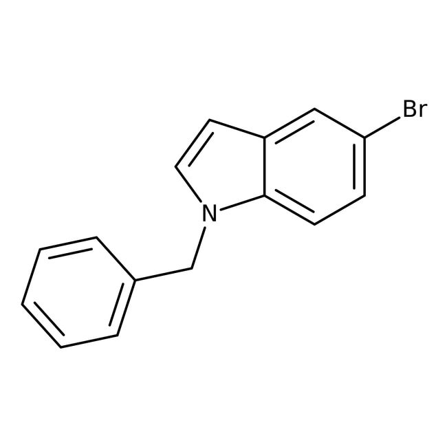 1-Benzyl-5-bromoindole, 97%, C15H12BrN,