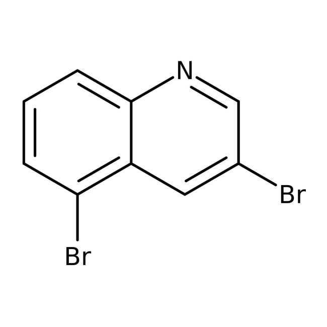 3,5-Dibromoquinoline, 96%, C9H5Br2N, CAS