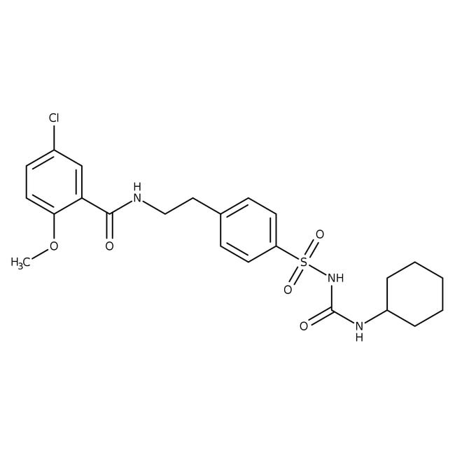 Glybenzcyclamide, 99%, C23H28ClN3O5S, CA