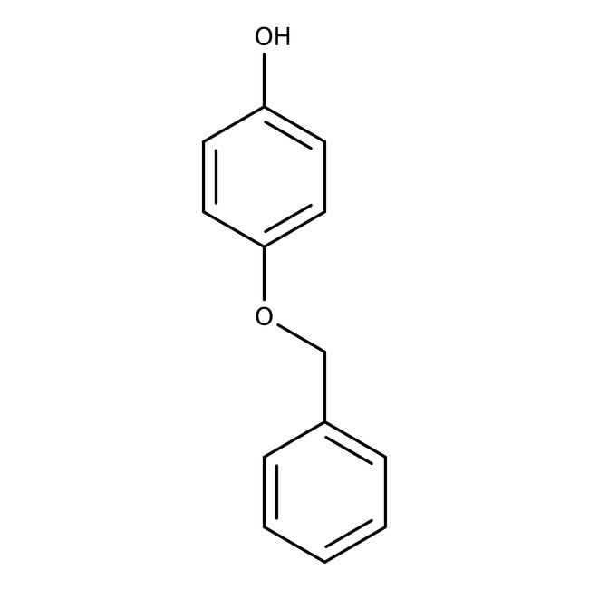 4-Benzyloxyphenol, >-98%, C13H12O2, CAS