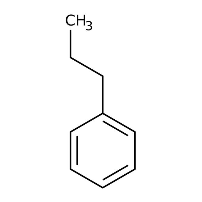 Propylbenzene, 98%, C9H12, CAS Number-10